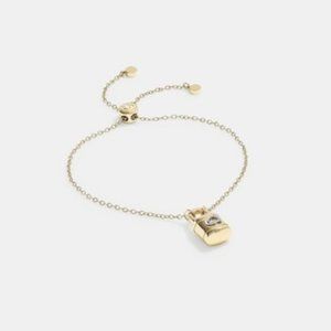 Coach Signature Padlock Slider Bracelet